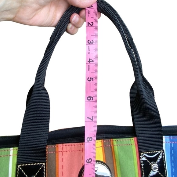 Franco Sarto Multicolor Nylon Shoulder Tote Bag with Smartlyte - Picture 7 of 14